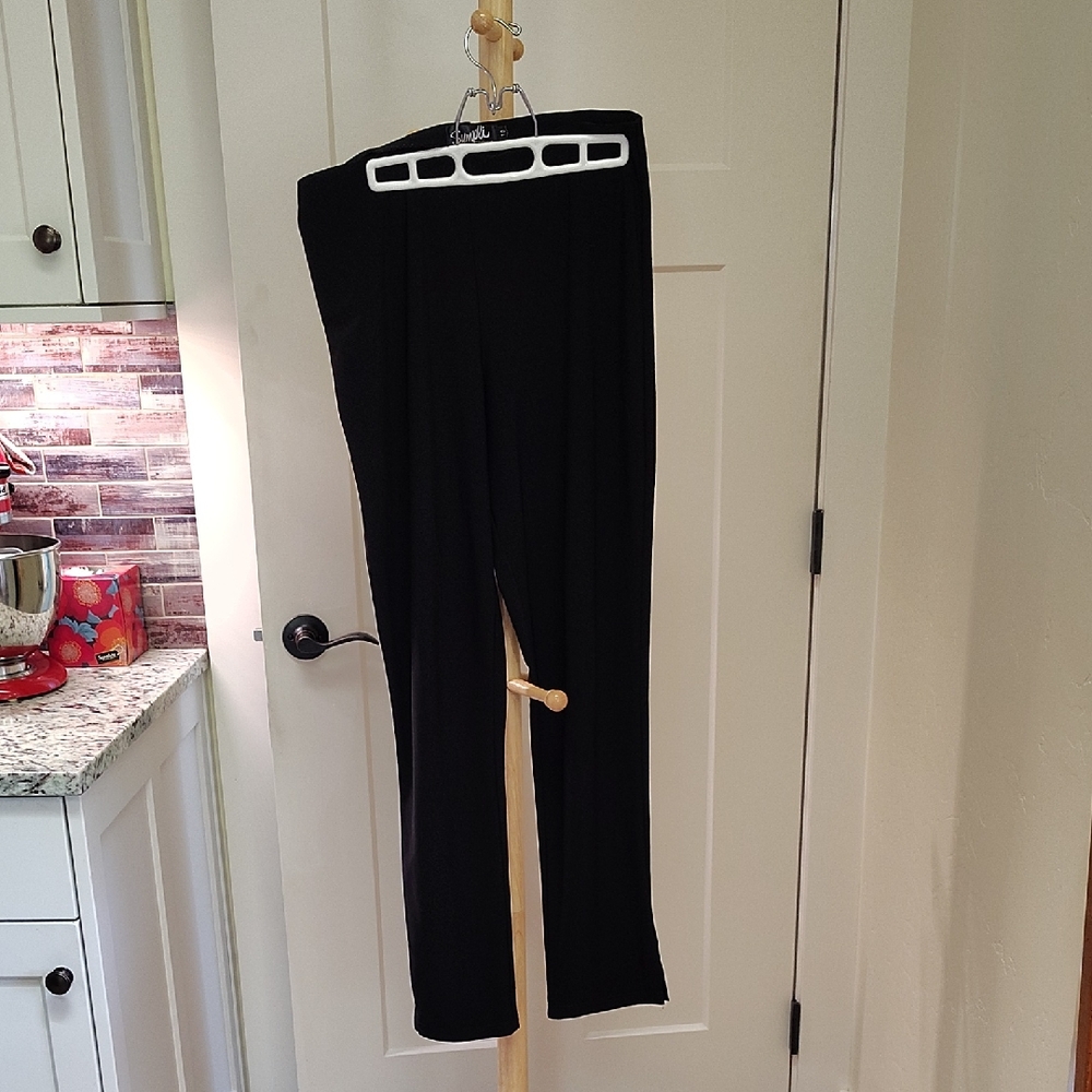 Sympli Black Straight Leg Women's Pants